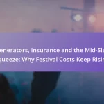Generators, Insurance and the Mid-Size Squeeze: Why Festival Costs Keep Rising