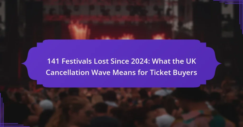 141 Festivals Lost Since 2024: What the UK Cancellation Wave Means for Ticket Buyers