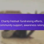 Charity Festival: fundraising efforts, community support, awareness raising